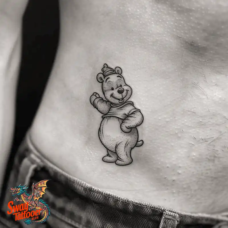 150 Winnie the Pooh Tattoo Ideas, Designs and Meaning 128 winnie the pooh22