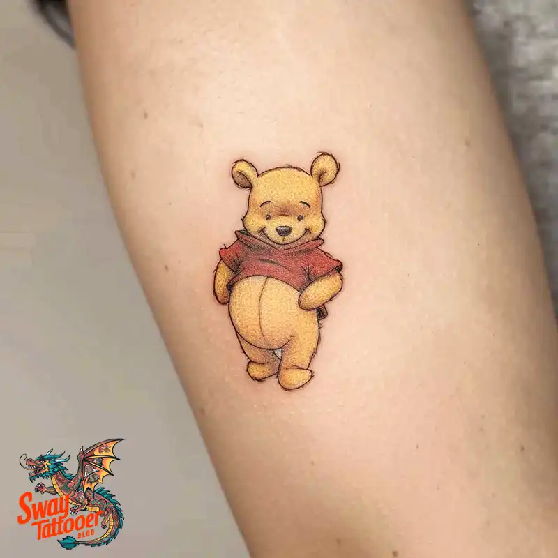 150 Winnie the Pooh Tattoo Ideas, Designs and Meaning 126 winnie the pooh24