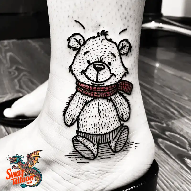 150 Winnie the Pooh Tattoo Ideas, Designs and Meaning 123 winnie the pooh27