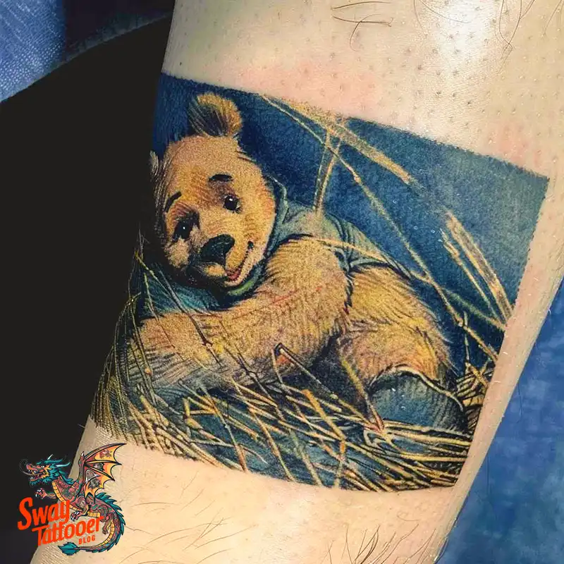 150 Winnie the Pooh Tattoo Ideas, Designs and Meaning 122 winnie the pooh28