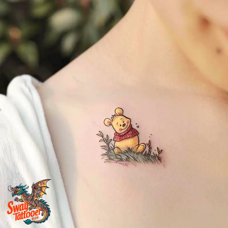 150 Winnie the Pooh Tattoo Ideas, Designs and Meaning 113 winnie the pooh37