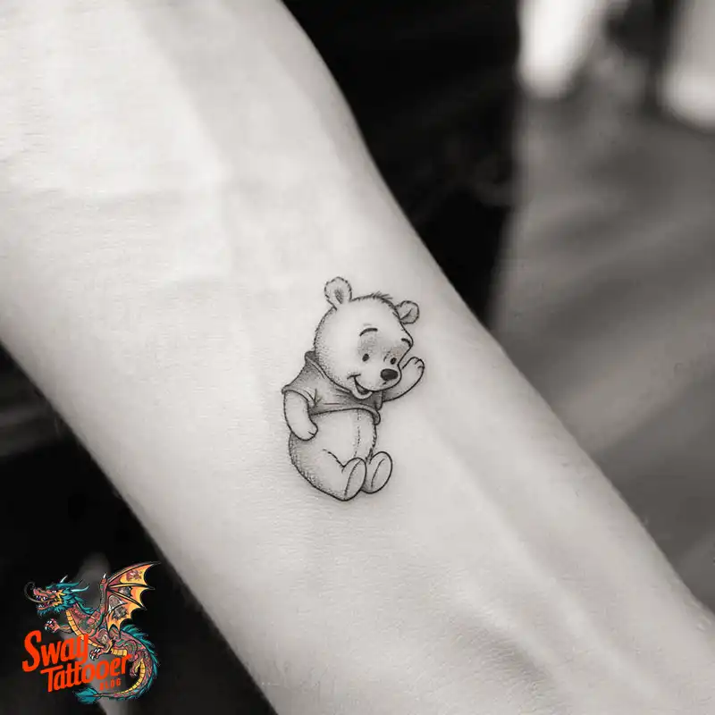 150 Winnie the Pooh Tattoo Ideas, Designs and Meaning 108 winnie the pooh39