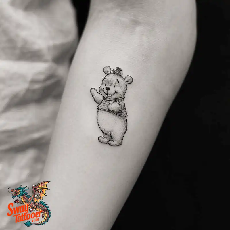 150 Winnie the Pooh Tattoo Ideas, Designs and Meaning 146 winnie the pooh4