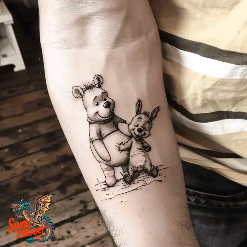 150 Winnie the Pooh Tattoo Ideas, Designs and Meaning 102 winnie the pooh48