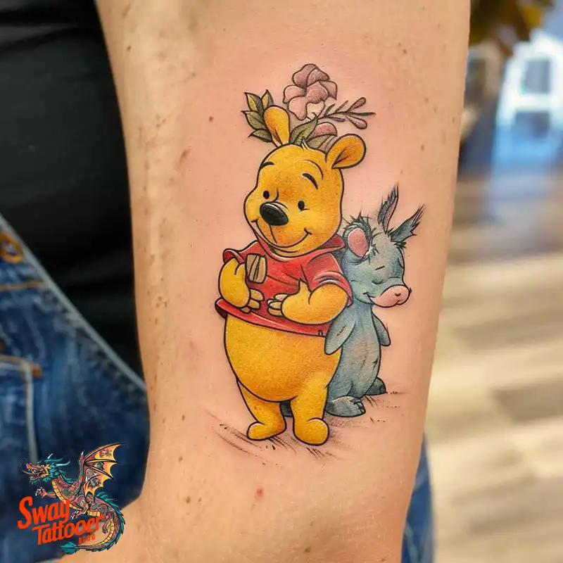 150 Winnie the Pooh Tattoo Ideas, Designs and Meaning 101 winnie the pooh49