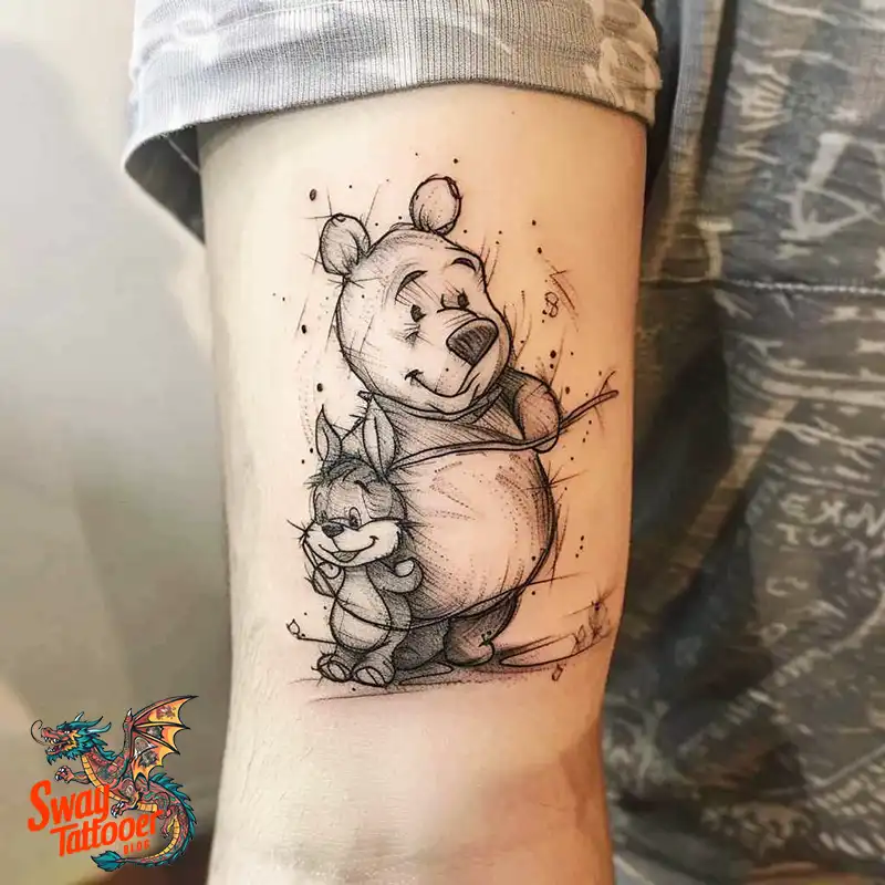150 Winnie the Pooh Tattoo Ideas, Designs and Meaning 100 winnie the pooh50