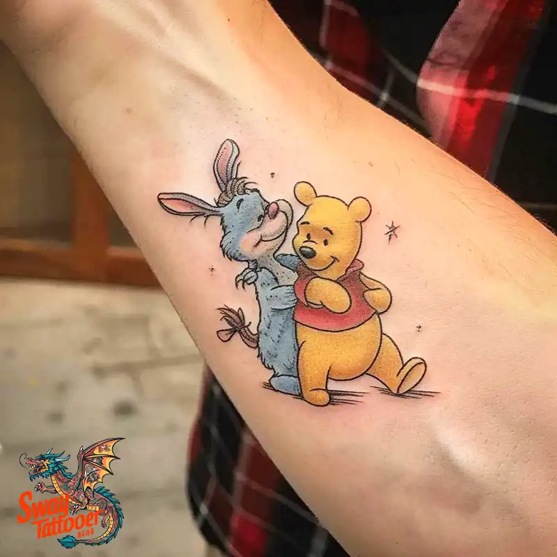 150 Winnie the Pooh Tattoo Ideas, Designs and Meaning 99 winnie the pooh51