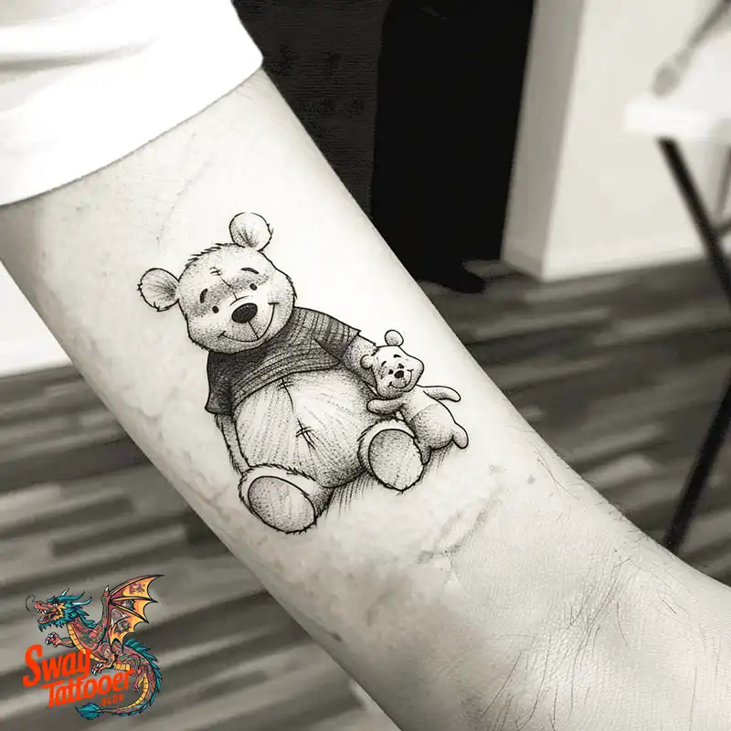 150 Winnie the Pooh Tattoo Ideas, Designs and Meaning 98 winnie the pooh52