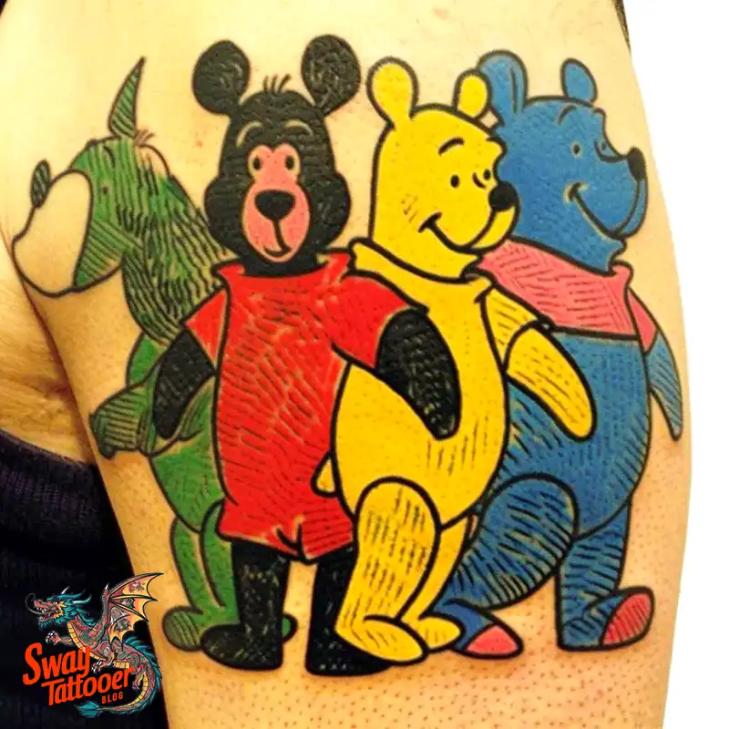 150 Winnie the Pooh Tattoo Ideas, Designs and Meaning 96 winnie the pooh54