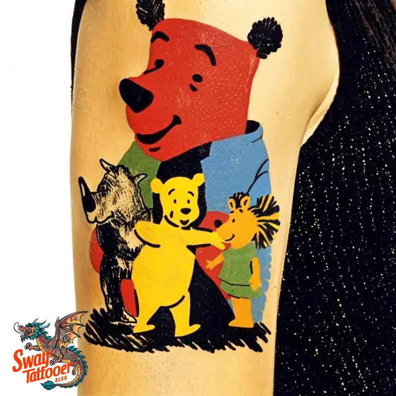 150 Winnie the Pooh Tattoo Ideas, Designs and Meaning 95 winnie the pooh55