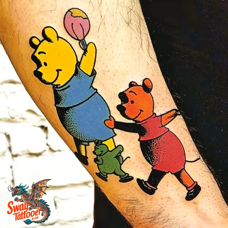 150 Winnie the Pooh Tattoo Ideas, Designs and Meaning 91 winnie the pooh56