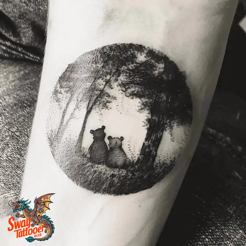 150 Winnie the Pooh Tattoo Ideas, Designs and Meaning 144 winnie the pooh6