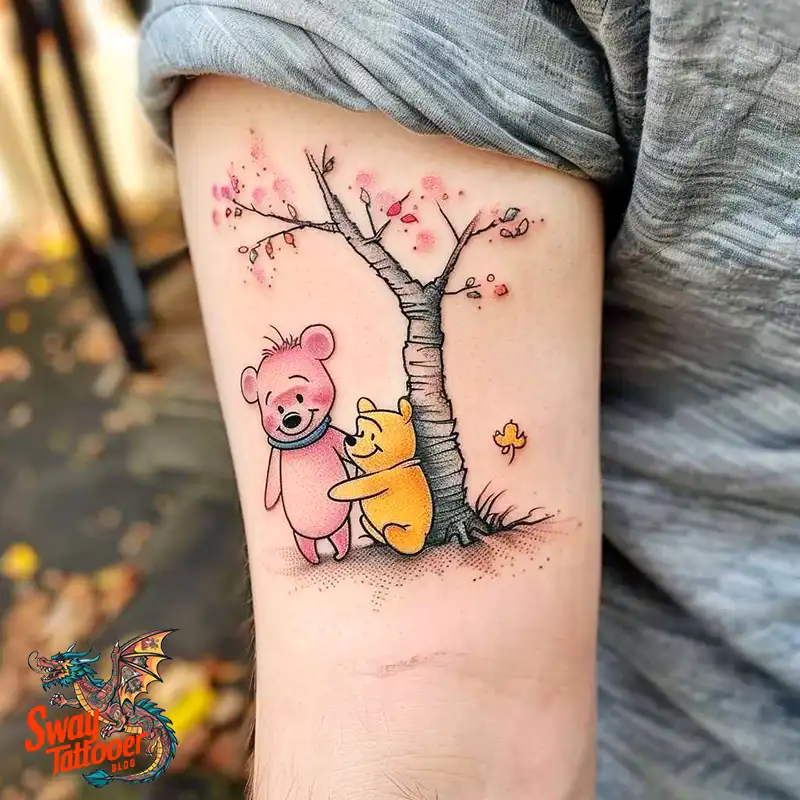 150 Winnie the Pooh Tattoo Ideas, Designs and Meaning 83 winnie the pooh67