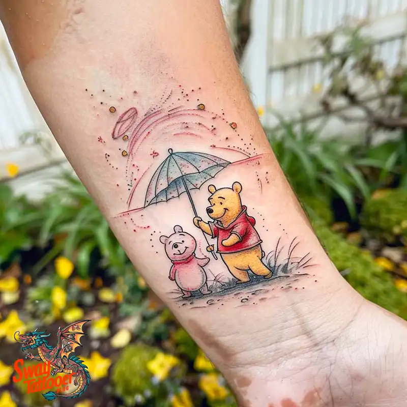 150 Winnie the Pooh Tattoo Ideas, Designs and Meaning 81 winnie the pooh69