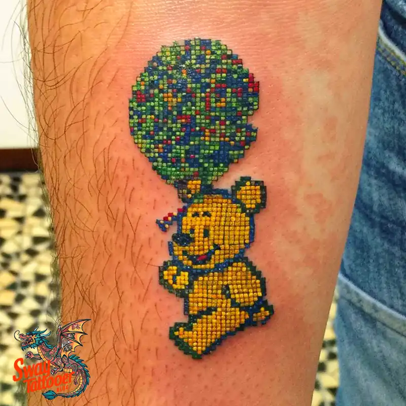 150 Winnie the Pooh Tattoo Ideas, Designs and Meaning 77 Winnie the Pooh Tattoo Design