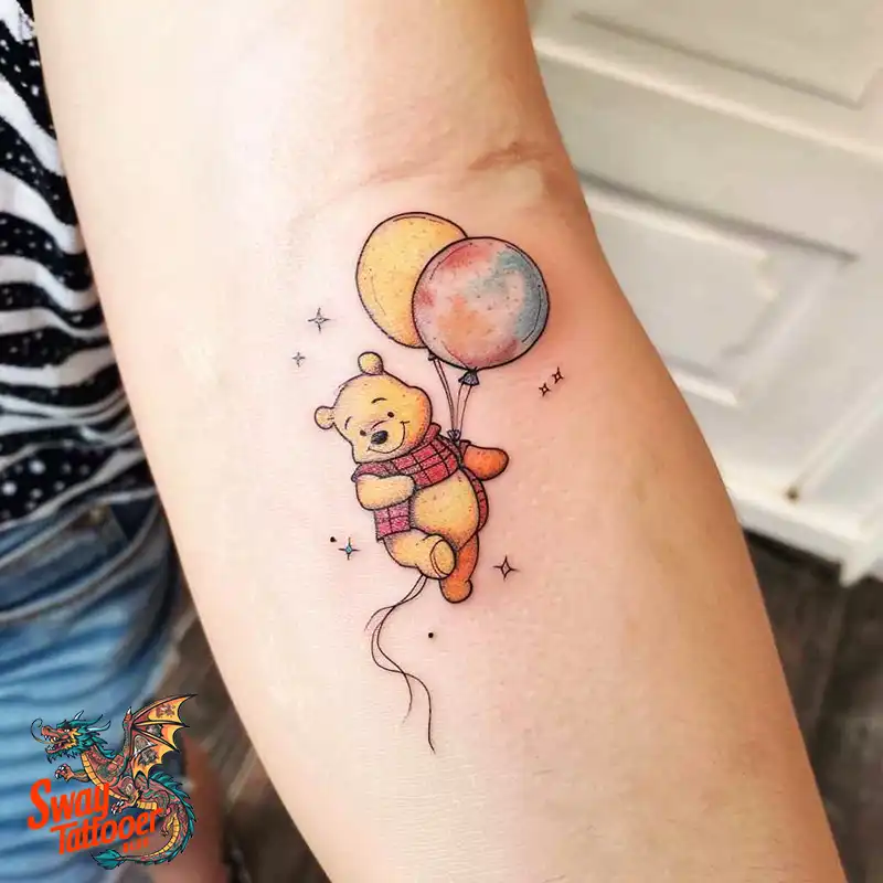 150 Winnie the Pooh Tattoo Ideas, Designs and Meaning 75 Winnie the Pooh Tattoo Design
