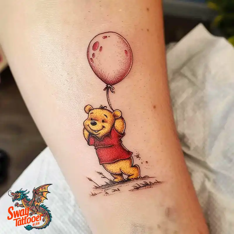 150 Winnie the Pooh Tattoo Ideas, Designs and Meaning 74 Winnie the Pooh Tattoo Design
