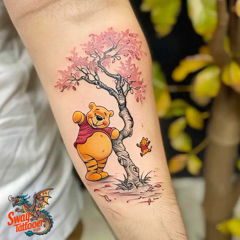 150 Winnie the Pooh Tattoo Ideas, Designs and Meaning 70 Winnie the Pooh Tattoo Design