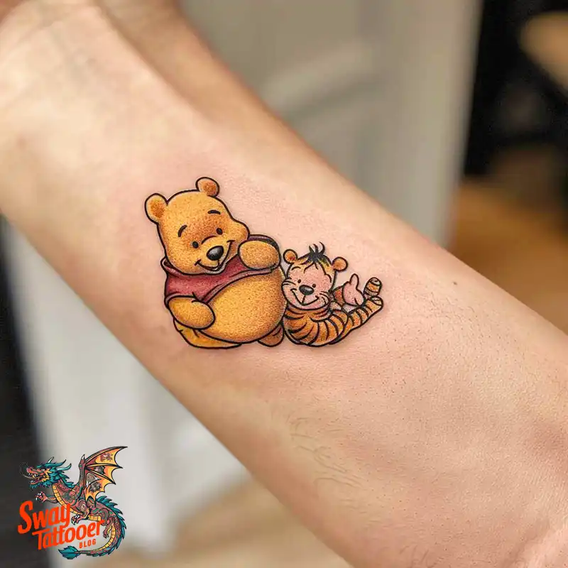 150 Winnie the Pooh Tattoo Ideas, Designs and Meaning 65 Winnie the Pooh Tattoo Design