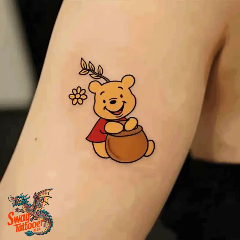 150 Winnie the Pooh Tattoo Ideas, Designs and Meaning 62 Winnie the Pooh Tattoo Design