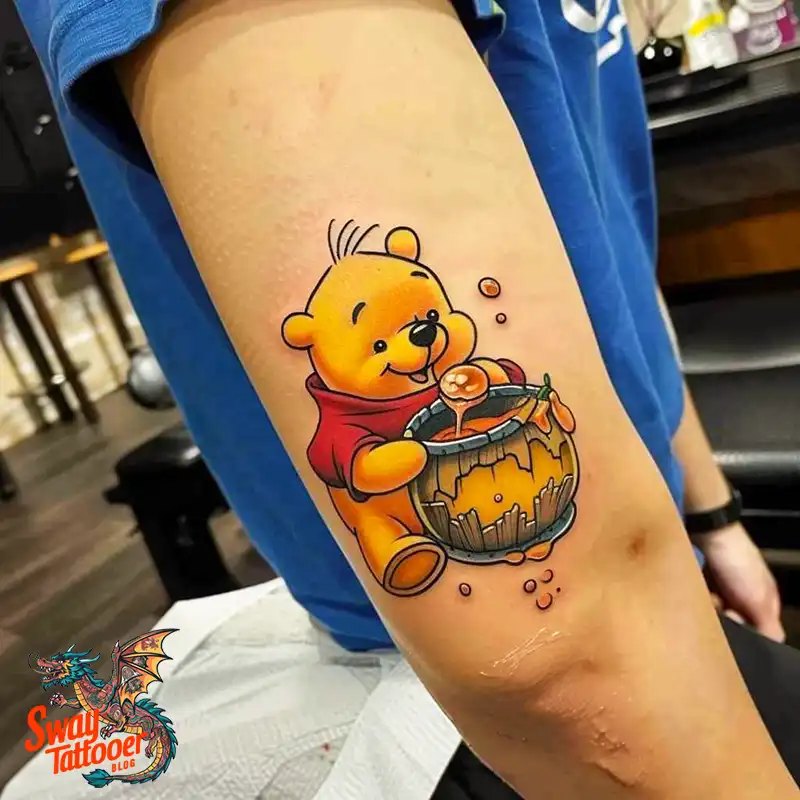 150 Winnie the Pooh Tattoo Ideas, Designs and Meaning 61 Winnie the Pooh Tattoo Design