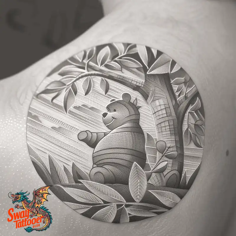 150 Winnie the Pooh Tattoo Ideas, Designs and Meaning 54 Winnie the Pooh Tattoo Design