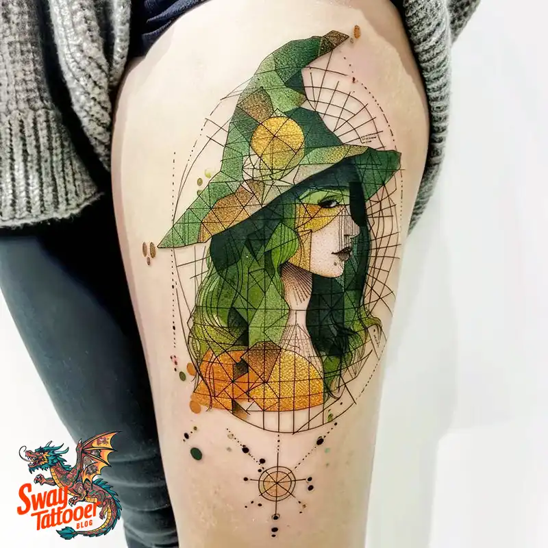 Witch Tattoo Design