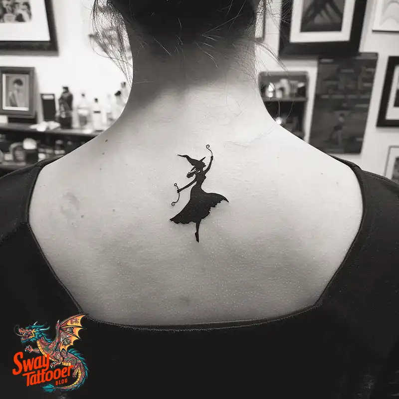 Witch Tattoo Design