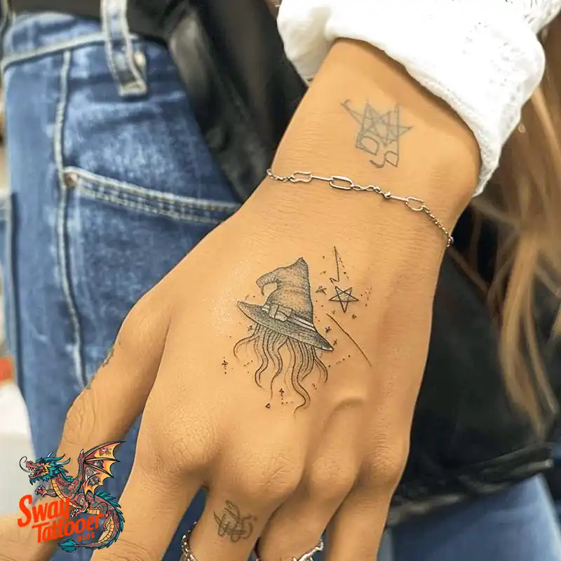 Witch Tattoo Design