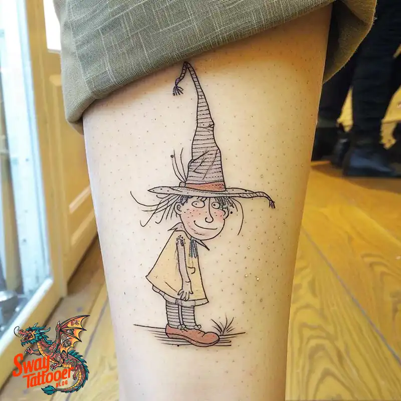 Witch Tattoo Design