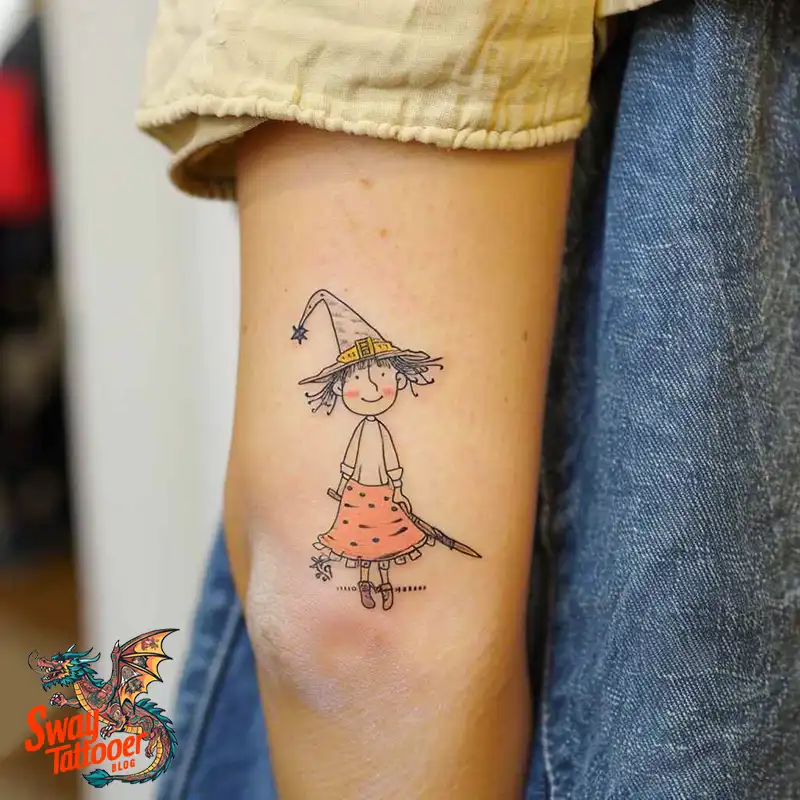 Witch Tattoo Design