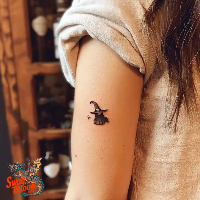 Witch Tattoo Design