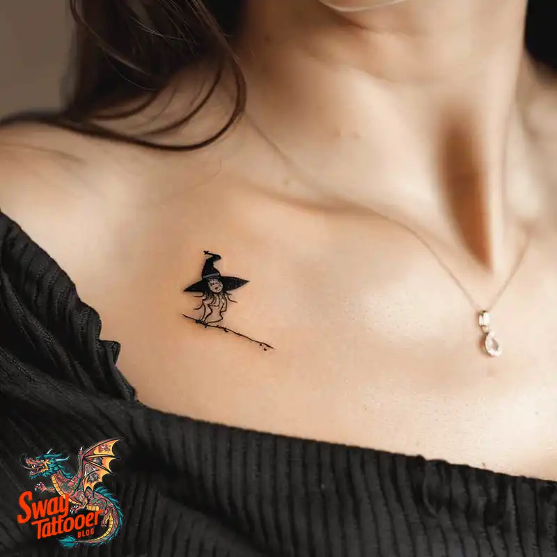 Witch Tattoo Design
