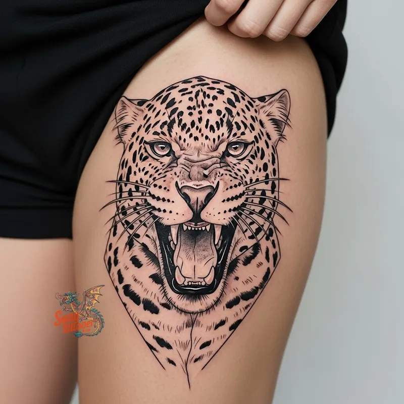 leopard tattoo ideas13