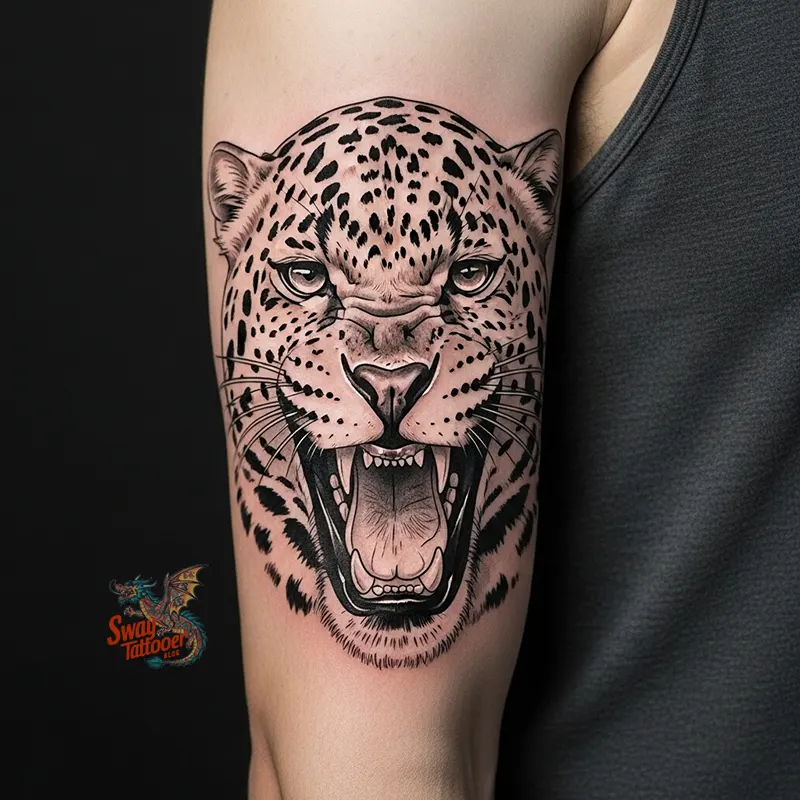 leopard tattoo ideas15