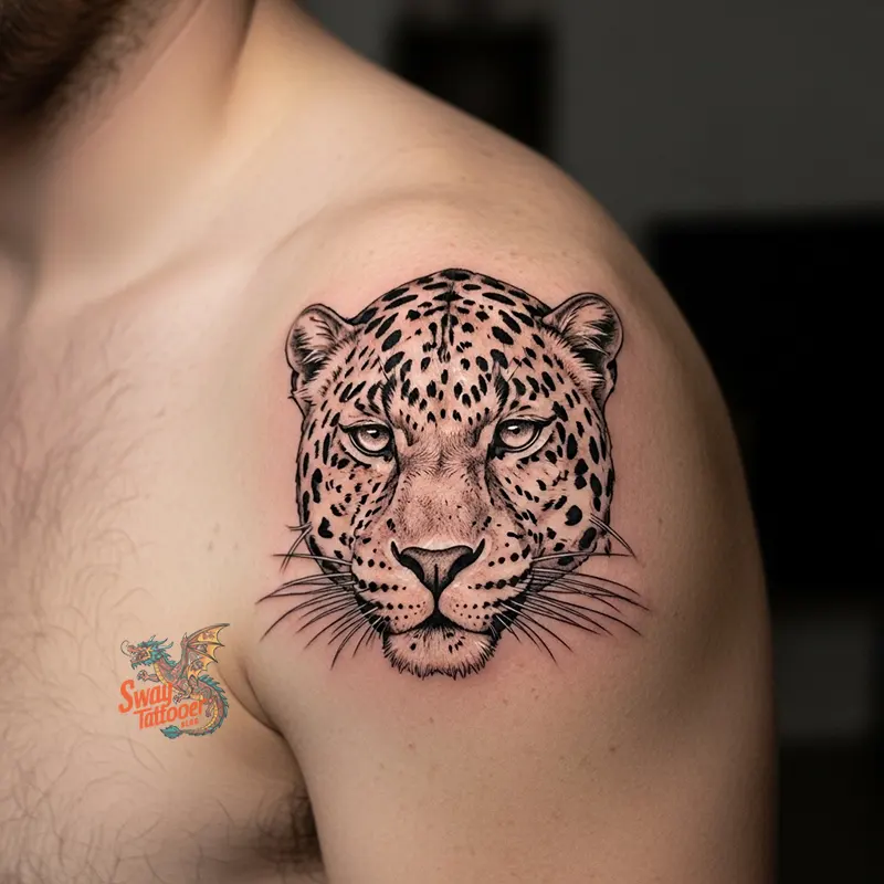 leopard tattoo ideas25