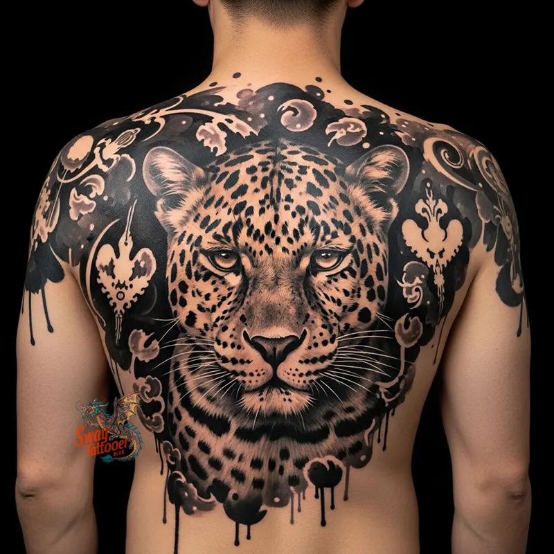 leopard tattoo ideas34
