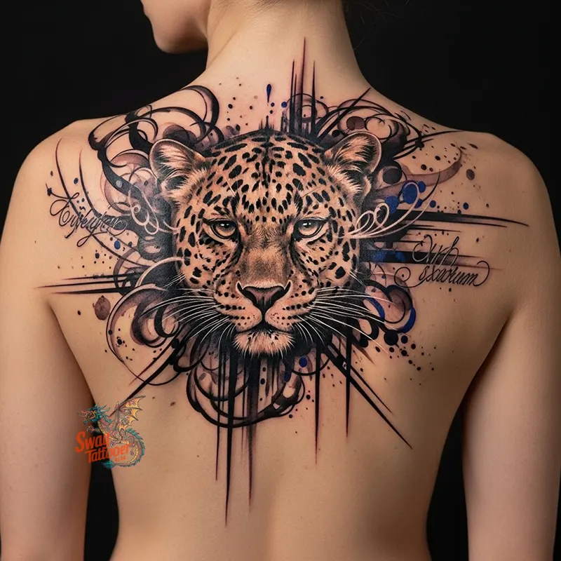 leopard tattoo ideas35