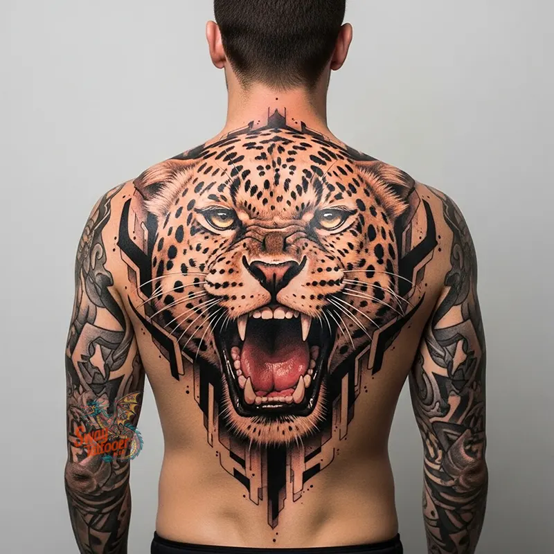leopard tattoo ideas37
