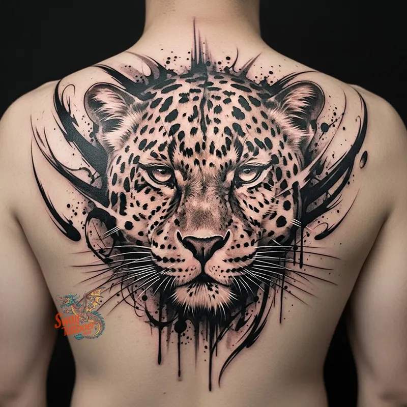leopard tattoo ideas38