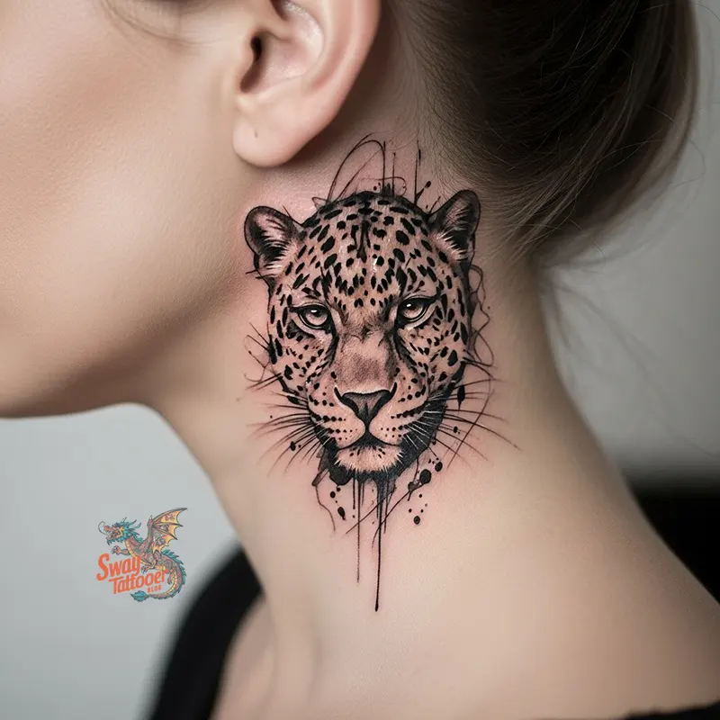 leopard tattoo ideas40
