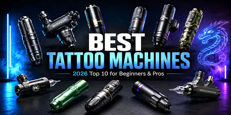 Best Tattoo Machines: 2026 Top 10 for Beginners & Pros 1 Best Tattoo Machines