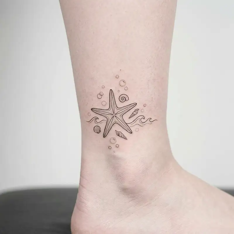 100 Starfish Tattoos: Meaning, Styles & Design Ideas 53 Starfish Tattoo Design