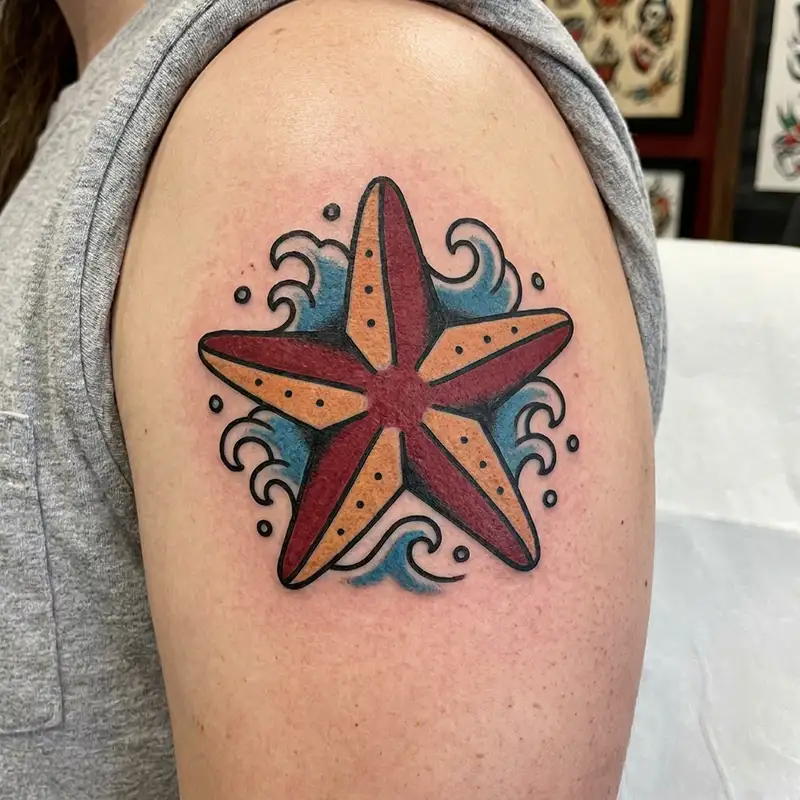 100 Starfish Tattoos: Meaning, Styles & Design Ideas 45 Starfish Tattoo Design