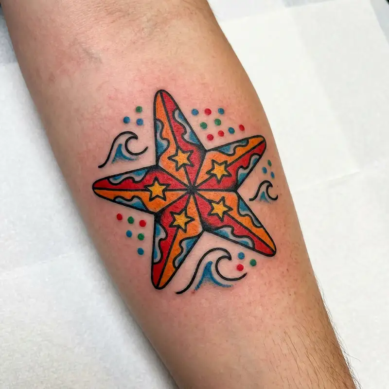 100 Starfish Tattoos: Meaning, Styles & Design Ideas 42 Starfish Tattoo Design