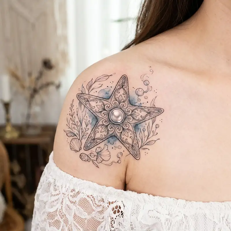 100 Starfish Tattoos: Meaning, Styles & Design Ideas 37 Starfish Tattoo Design