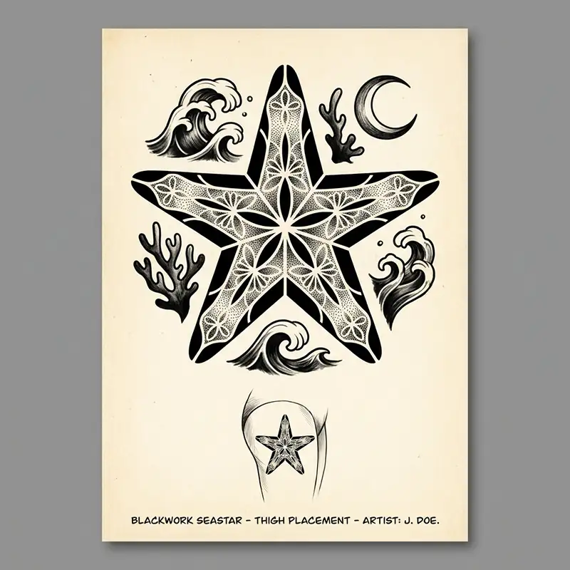 100 Starfish Tattoos: Meaning, Styles & Design Ideas 16 Starfish Tattoo Design Ideas