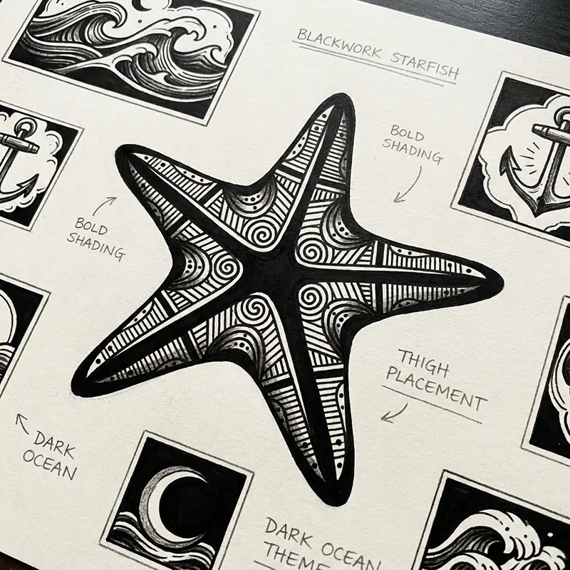 100 Starfish Tattoos: Meaning, Styles & Design Ideas 15 Starfish Tattoo Design Ideas