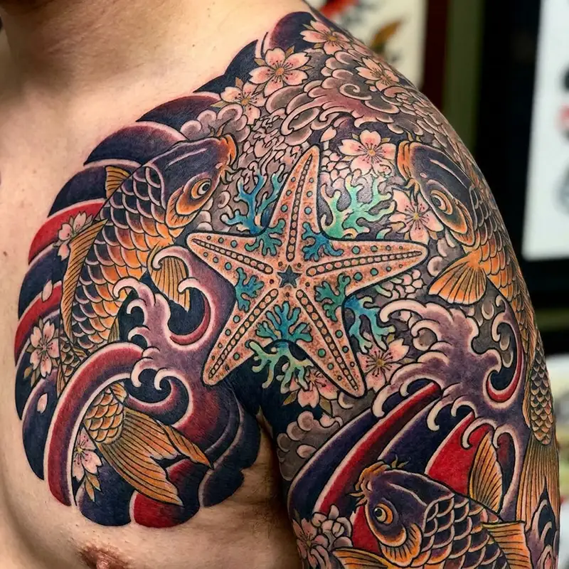100 Starfish Tattoos: Meaning, Styles & Design Ideas 11 Starfish Tattoo Design Ideas