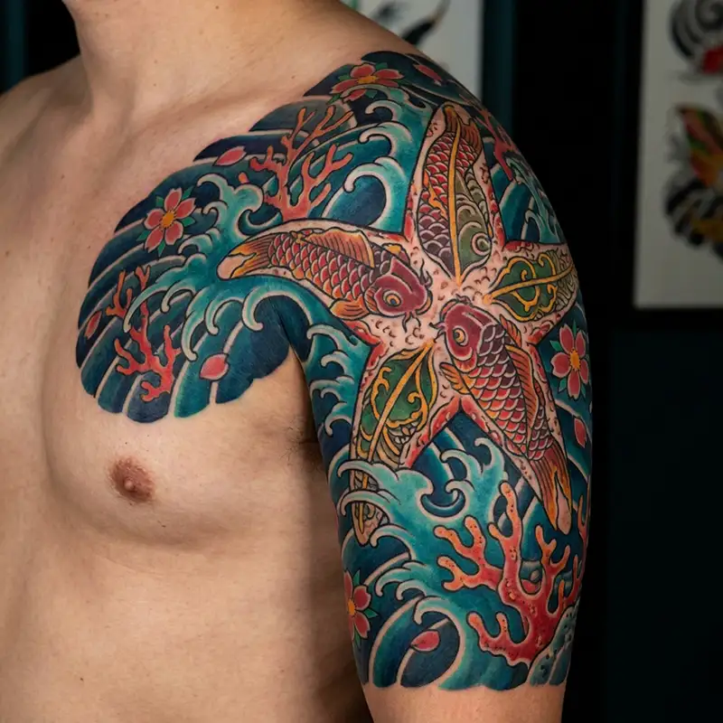 100 Starfish Tattoos: Meaning, Styles & Design Ideas 10 Starfish Tattoo Design Ideas